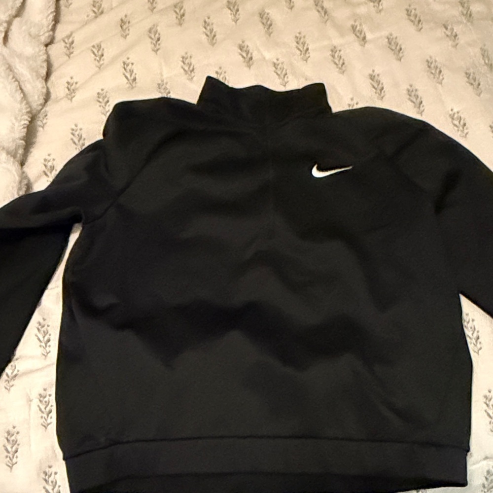 Nike Black Sweatshirt with White Swoosh